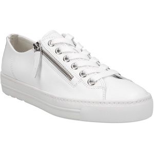 Zip Leather Sneaker (Women)Brand new in Box. US sizes. White